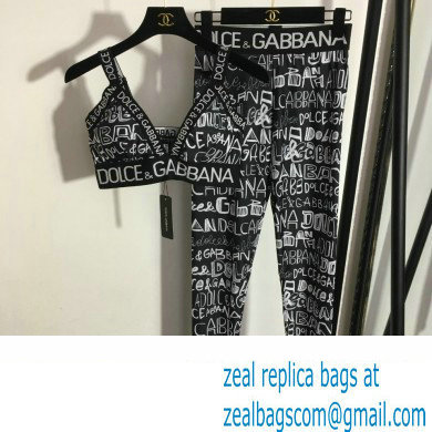 D & G logo printed sports suit 2022 - Click Image to Close